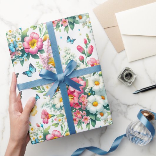 Vlindertuin Bloei Cadeaupapier (Geschenken)