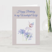 Vlindertuin Bloem Verjaardag Speciaal Voor Vrouw Kaart (Voorkant)