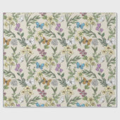 Vlindertuin Cadeaupapier (Vlak)