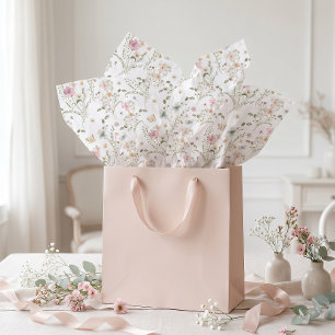 Vlindertuin met wilde bloemen tissuepapier