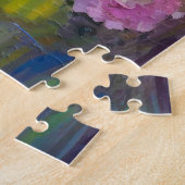 Vlindertuin Moderne Abstracte schilderkunst Legpuzzel (Zijkant)