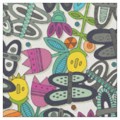 vlindertuin pop stof (Close Up)