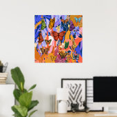 Vlindertuin Poster (Thuiskantoor)