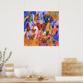 Vlindertuin Poster (Keuken)