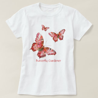 Vlindertuinier Roze T-Shirt