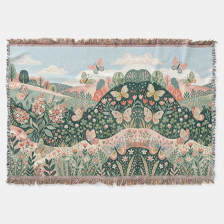 Vlindervelddeken – Folk Art Comfort Deken