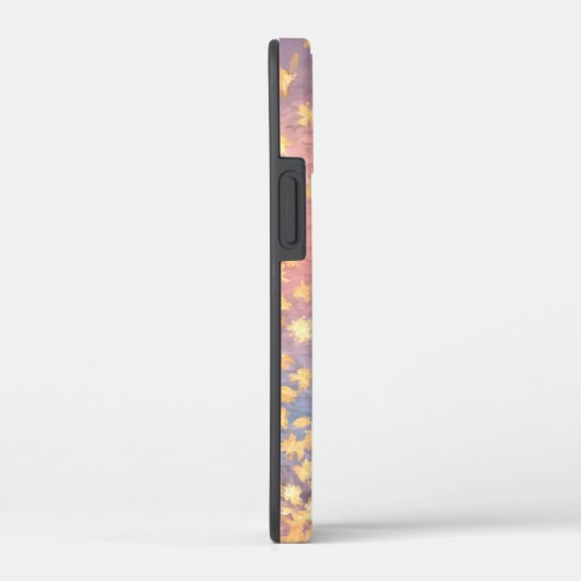 Vlindervet Roos goudvlokken Abstract ontwerp Case-Mate iPhone Case (Achterkant / Rechts)