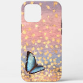 Vlindervet Roos goudvlokken Abstract ontwerp Case-Mate iPhone Case (Achterkant)