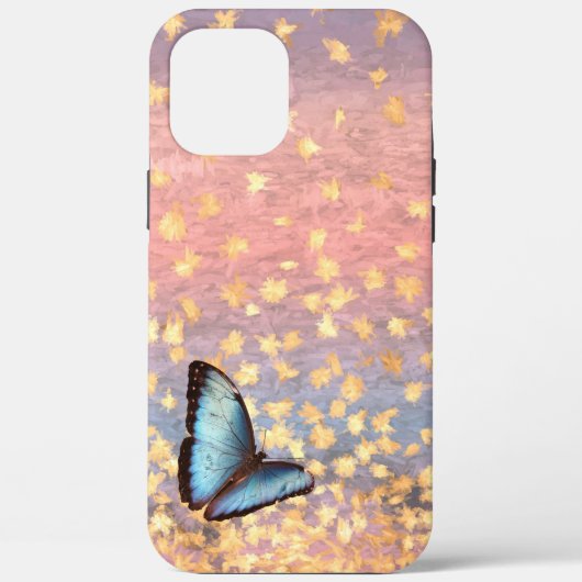 Vlindervet Roos goudvlokken Abstract ontwerp Case-Mate iPhone Case (Achterkant)