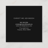 vlindervierkant visitekaartje (Achterkant)