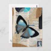 "vlindervleugels" — Briefkaart uitsluitend ontworp (Voorkant / Achterkant)