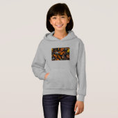 Vlindervleugels sluiten zich op hoody (Voorkant volledig)