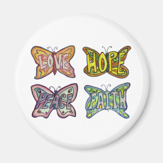 Vlindervleugels Word Art Inspiratie Koelkast Magne Magneet