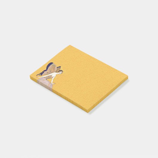  vlindervleugelvleugels van de fae Blond haar Post-it® Notes (Schuin)