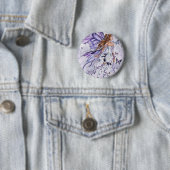 Vlindervlinder Ronde Button 5,7 Cm (In situ)