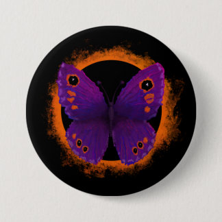 Vlindervlindernis Knop Ronde Button 7,6 Cm