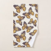 Vlindervlinderpatroon van geslepen dame bad handdoek (Handdoek)