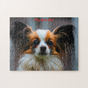 Vlindervlindhond. Legpuzzel