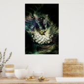 vlindervloed 1 poster (Keuken)