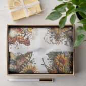 vlindervormige Labels Tissuepapier (Geschenk)
