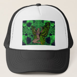 Vlindervrouw Trucker Pet