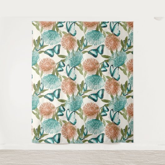 vlinderwandkleed wandkleed (Voorkant)