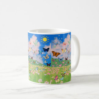 Vlinderweide koffiemok – Zachte bloemrijke natuur