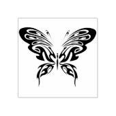 vlinderzegel voor abstracte kunst 	rubberstempel (Afrduk)