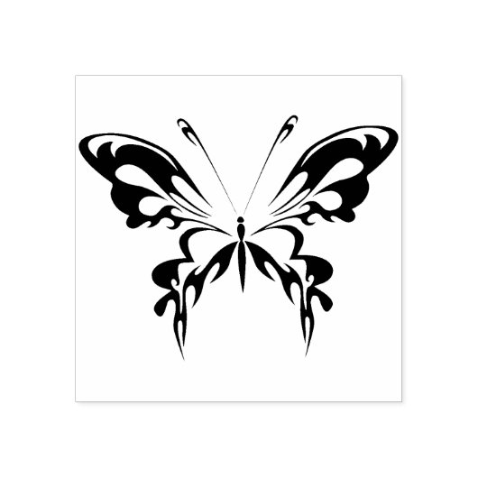 vlinderzegel voor abstracte kunst rubberstempel (Afrduk)