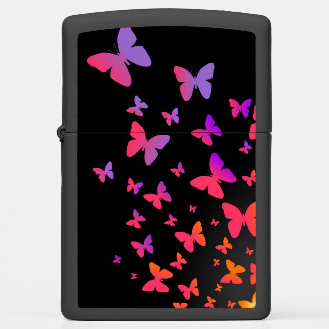 vlinderzippo (Voorkant)