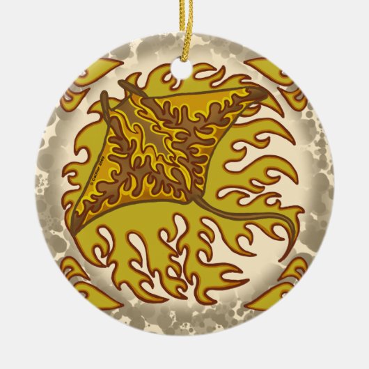 Vlindrog ornament (Voorkant)