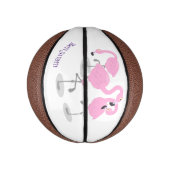 Vlingo trio cartoon basketbal (Verticaal)