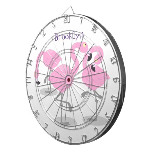 Vlingo trio cartoon dartbord (Voorkant Rechts)