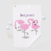 Vlingo trio cartoon golfhanddoek (Insitu)