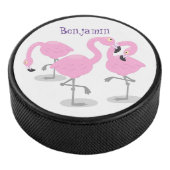 Vlingo trio cartoon hockey puck (3/4)