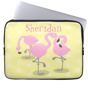 Vlingo trio cartoon laptop sleeve