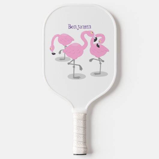 Vlingo trio cartoon pickleball paddle (Voorkant)