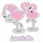 Vlingo trio cartoon sticker (Voorkant)