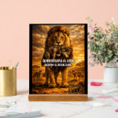 VLLC Lion Vs Wolf Motivational Quote Lion King Wal (Mariage)