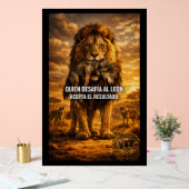 VLLC Lion Vs Wolf Motivational Quote Lion King Wal (Mariage)