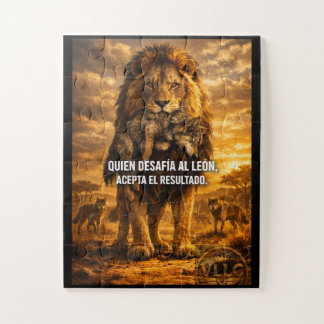 VLLC Lion Vs Wolf Motivational Quote Lion King Wal Legpuzzel