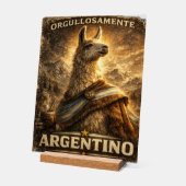 VLLC Orgullosamente Argentino Llama Mate Patriotic (Angle)