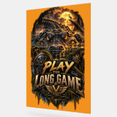VLLC Play The Long Game Motivation Alligator Art (Angle)