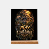 VLLC Play The Long Game Motivation Alligator Art (Recto)