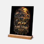 VLLC Play The Long Game Motivation Alligator Art (Angle)