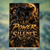 VLLC Power Moves In Silence Black Panther Motivati (Neutre)