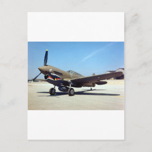 vloed P-40 tomahawk Briefkaart