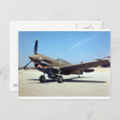 vloed P-40 tomahawk Briefkaart (Voorkant / Achterkant)