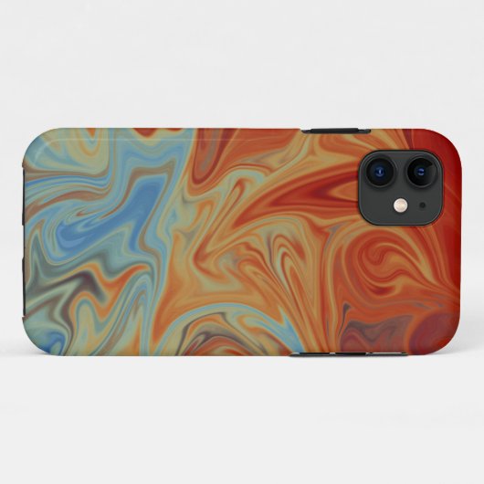 Vloeibaar abstract patroon Case-Mate iPhone case (Achterkant (horizontaal))