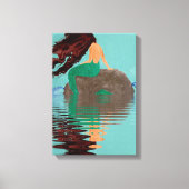 Vloeibaar Abstract Zeemeermin Canvas Afdruk (Voorkant)